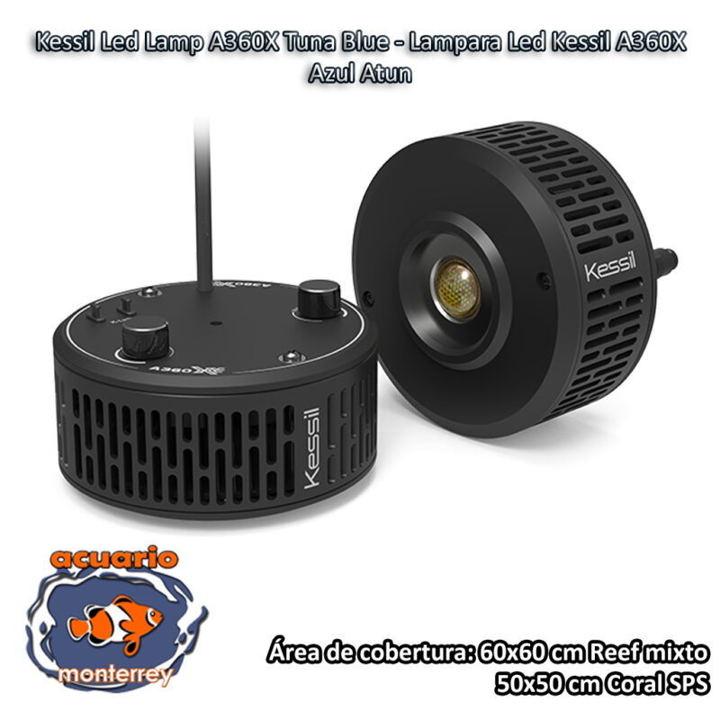 Kessil Led Lamp A360X Tuna Blue - Lampara Led Kessil A360X Azul Atun